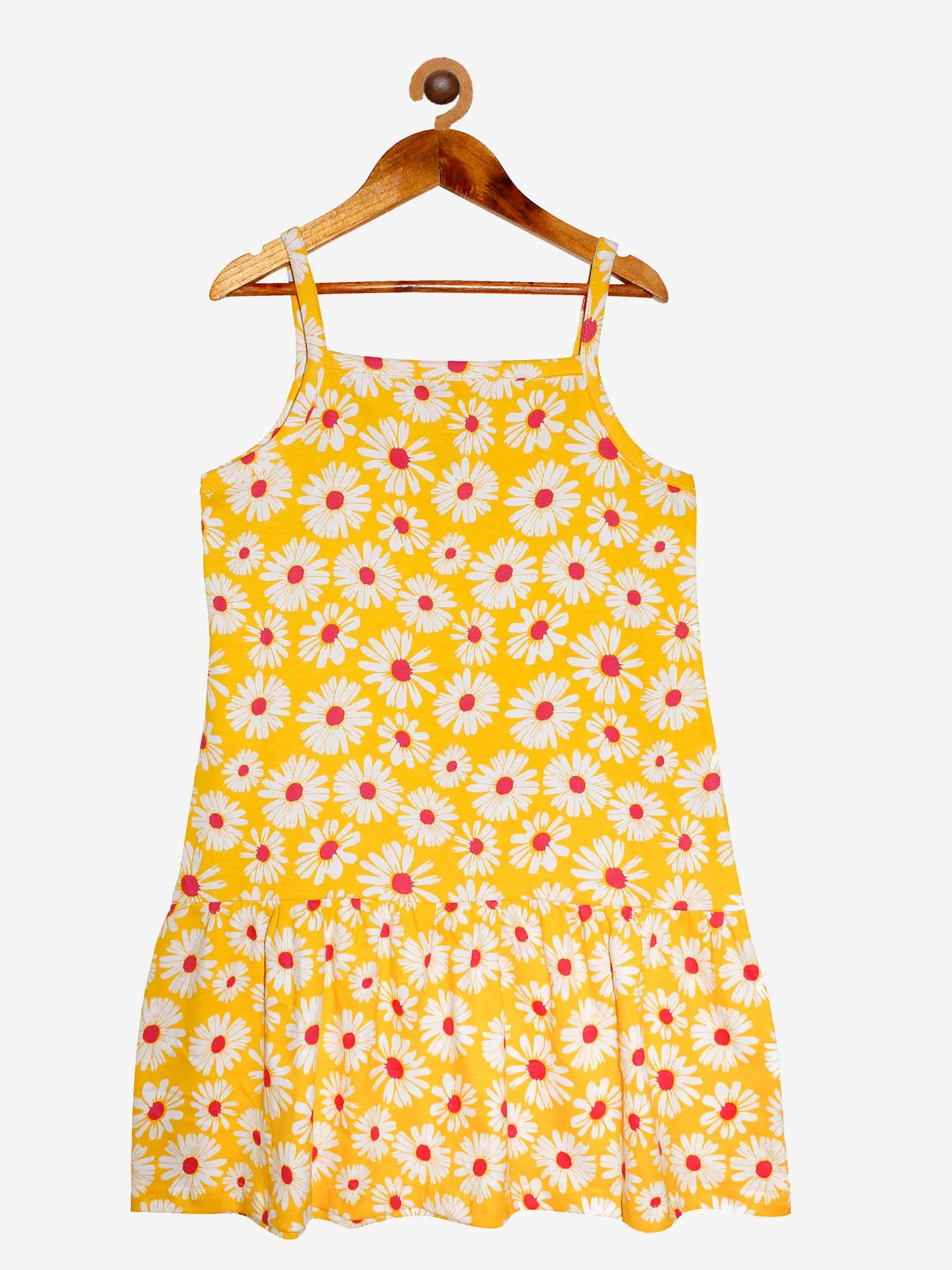 Girls Strap Dress with frill - Pack of 2