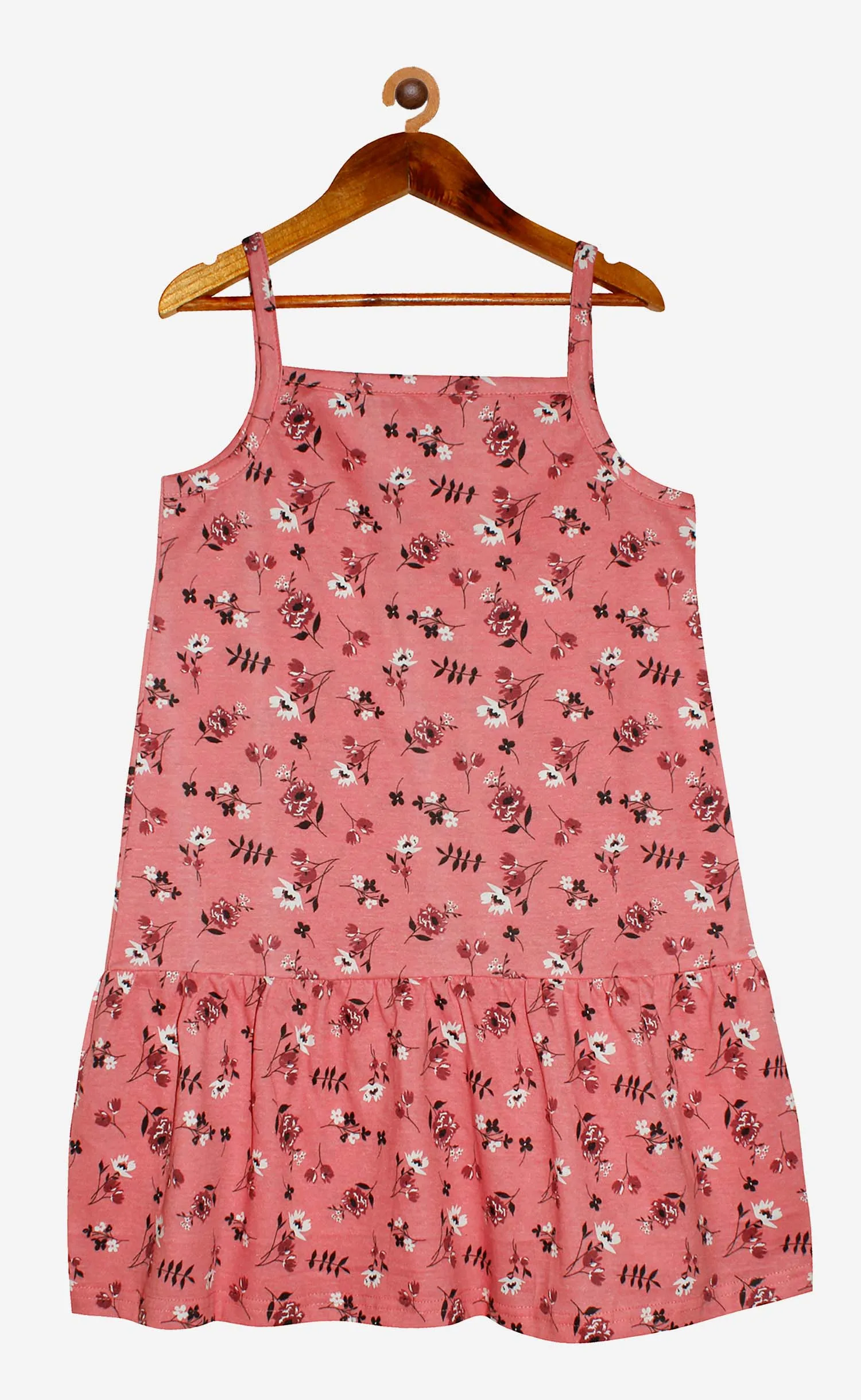 Girls Strap Dress with frill - Pack of 2