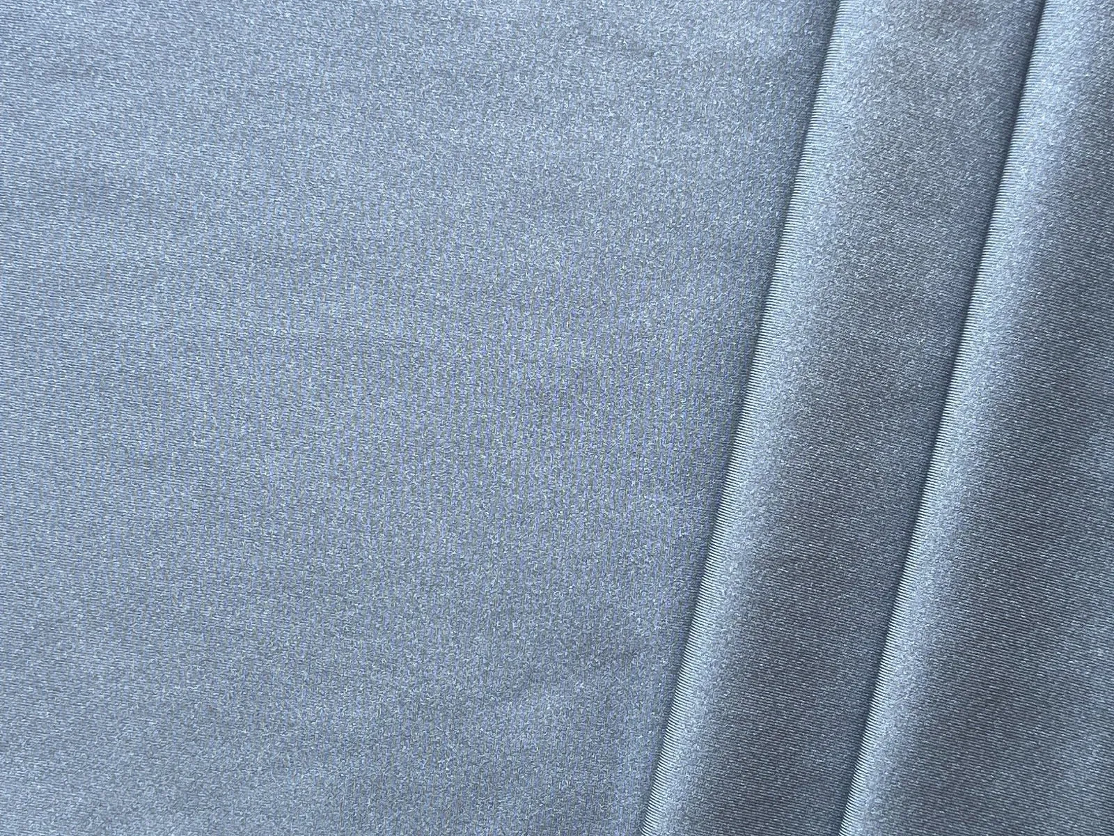Glossy Silvered Grey Nylon Swimsuit Knit