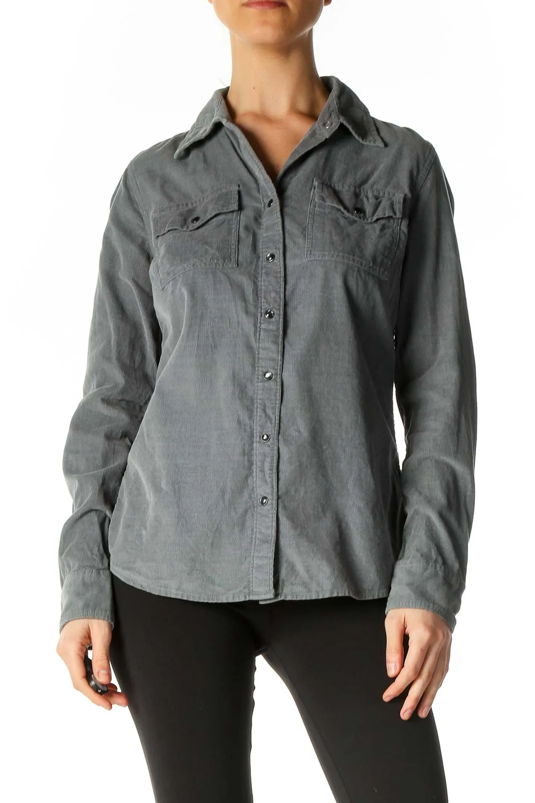 Gray All Day Wear Casual Shirt