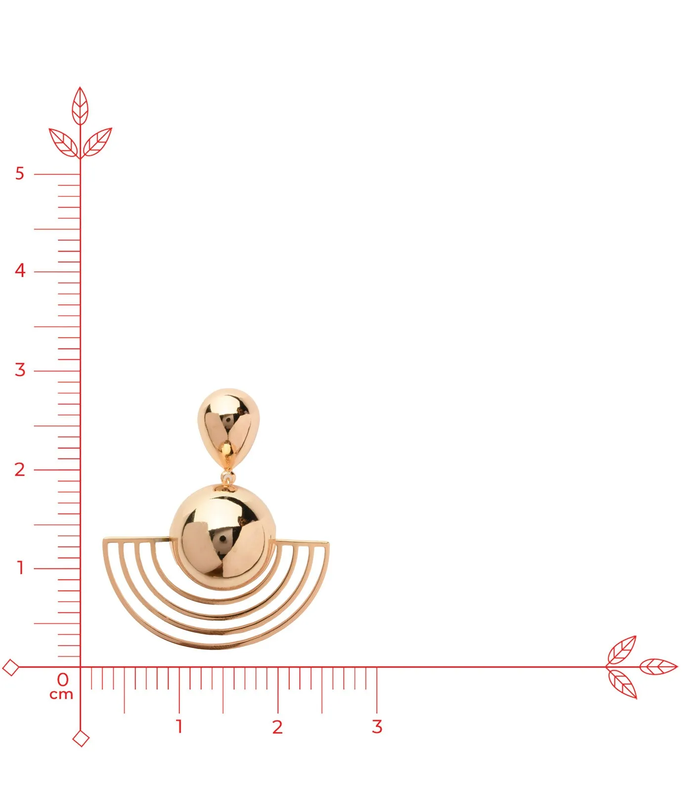 Half Moon Tops (Brass)
