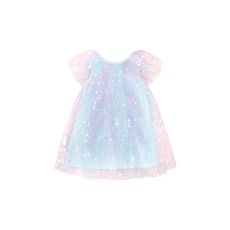 Huxbaby Daisy Seashell Tulle Flutter Dress