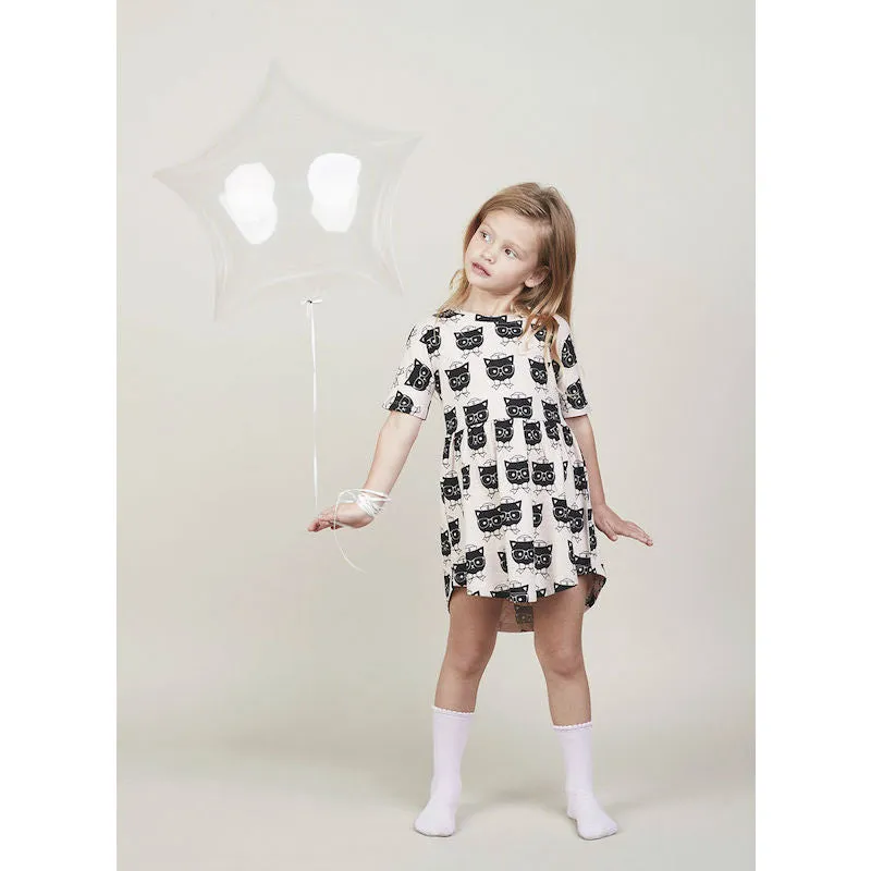 Huxbaby Sailor Cat Swirl Dress