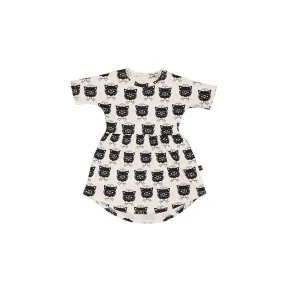 Huxbaby Sailor Cat Swirl Dress