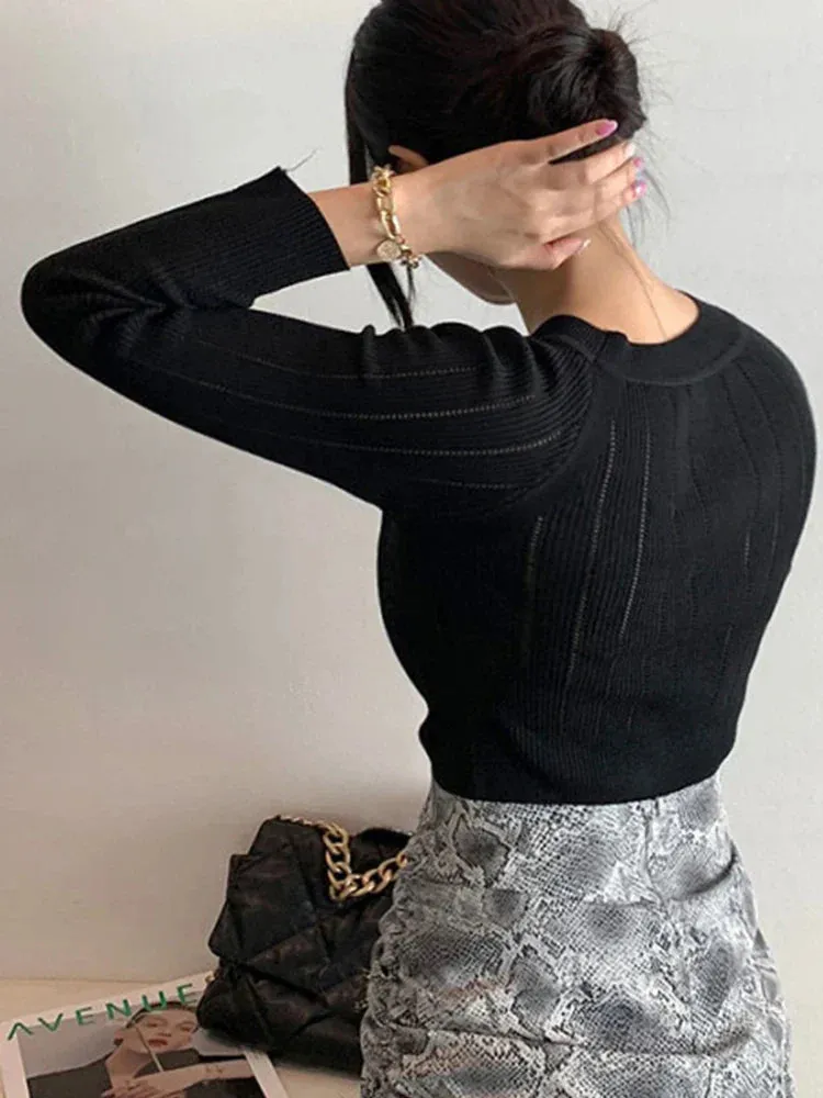 Ivyshape | Casual Charm Sweater