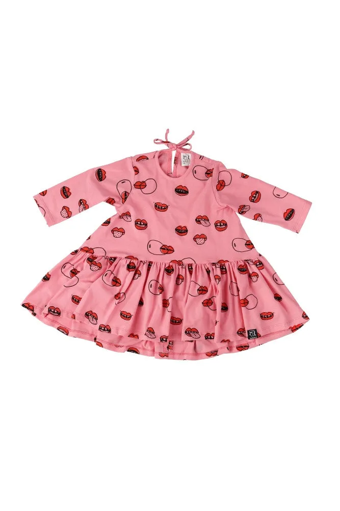 Kukukid Dancing Dress Pink Lips