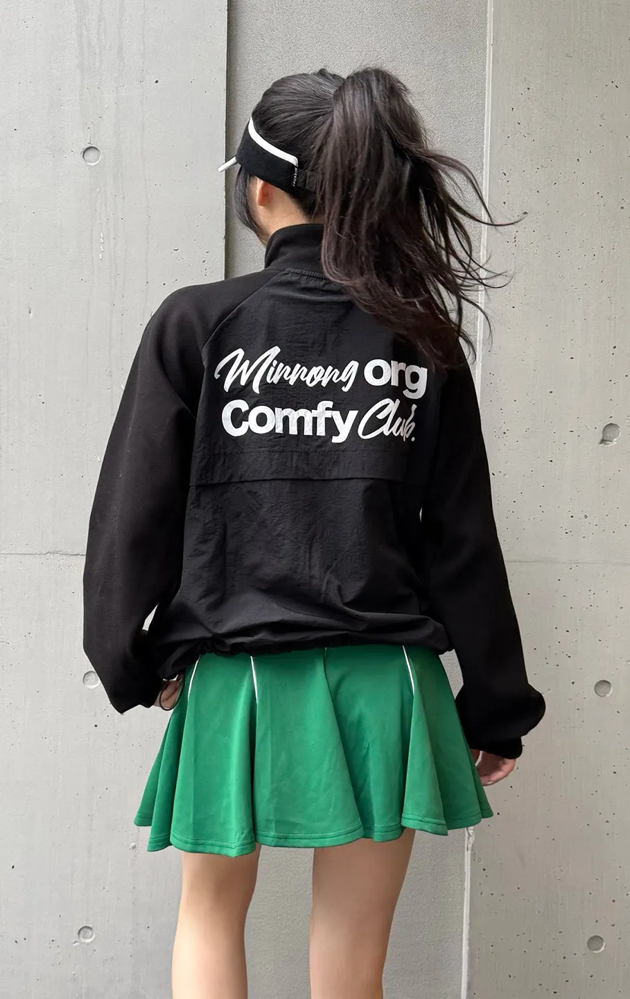 Linus half zip tops/2color