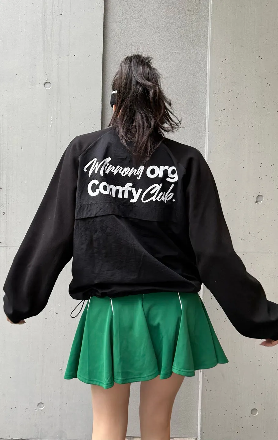 Linus half zip tops/2color