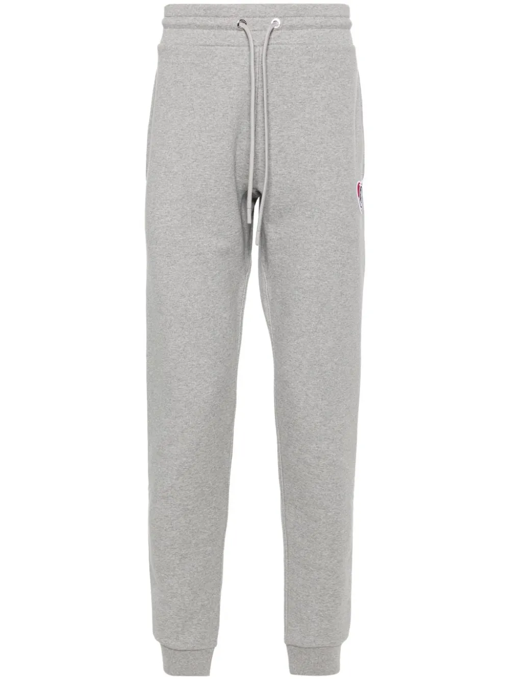 logo-patch cotton track trousers