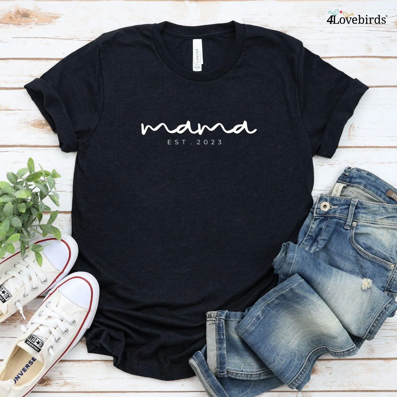 Mama/Dada Custom EST Matching Outfits - Perfect Gift for Parents on Mom's/Dad's Day