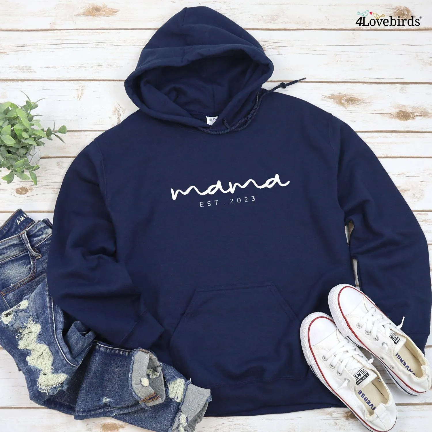 Mama/Dada Custom EST Matching Outfits - Perfect Gift for Parents on Mom's/Dad's Day