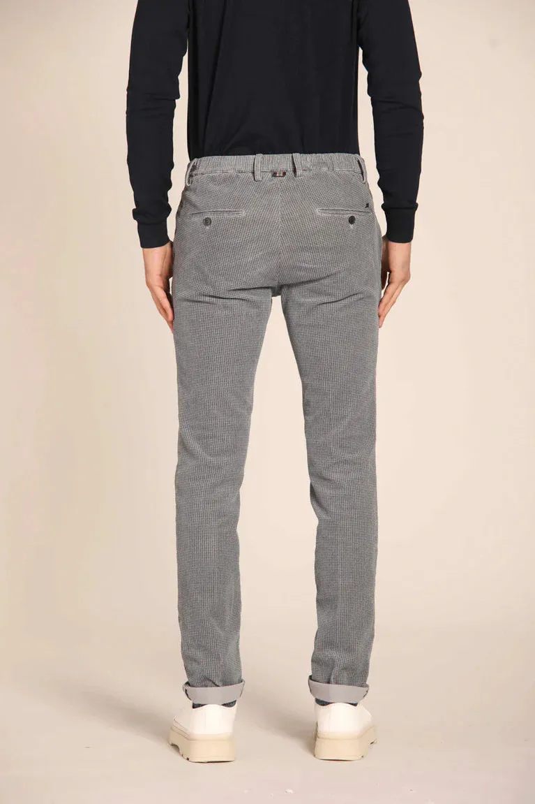 Masons Milano City String Chino in Gray Check