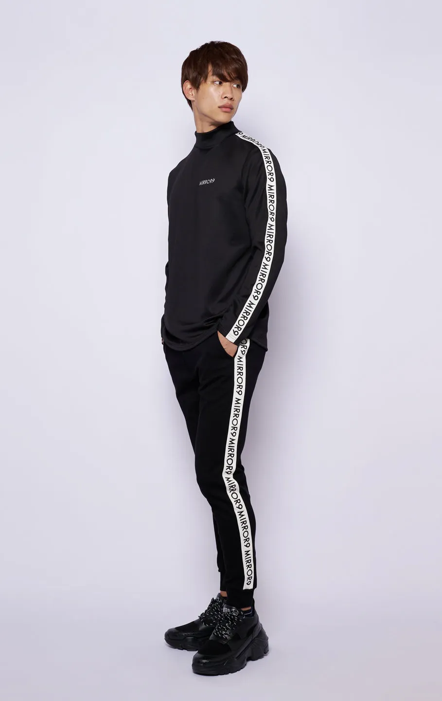 Men's side line longsleeve tops/2color