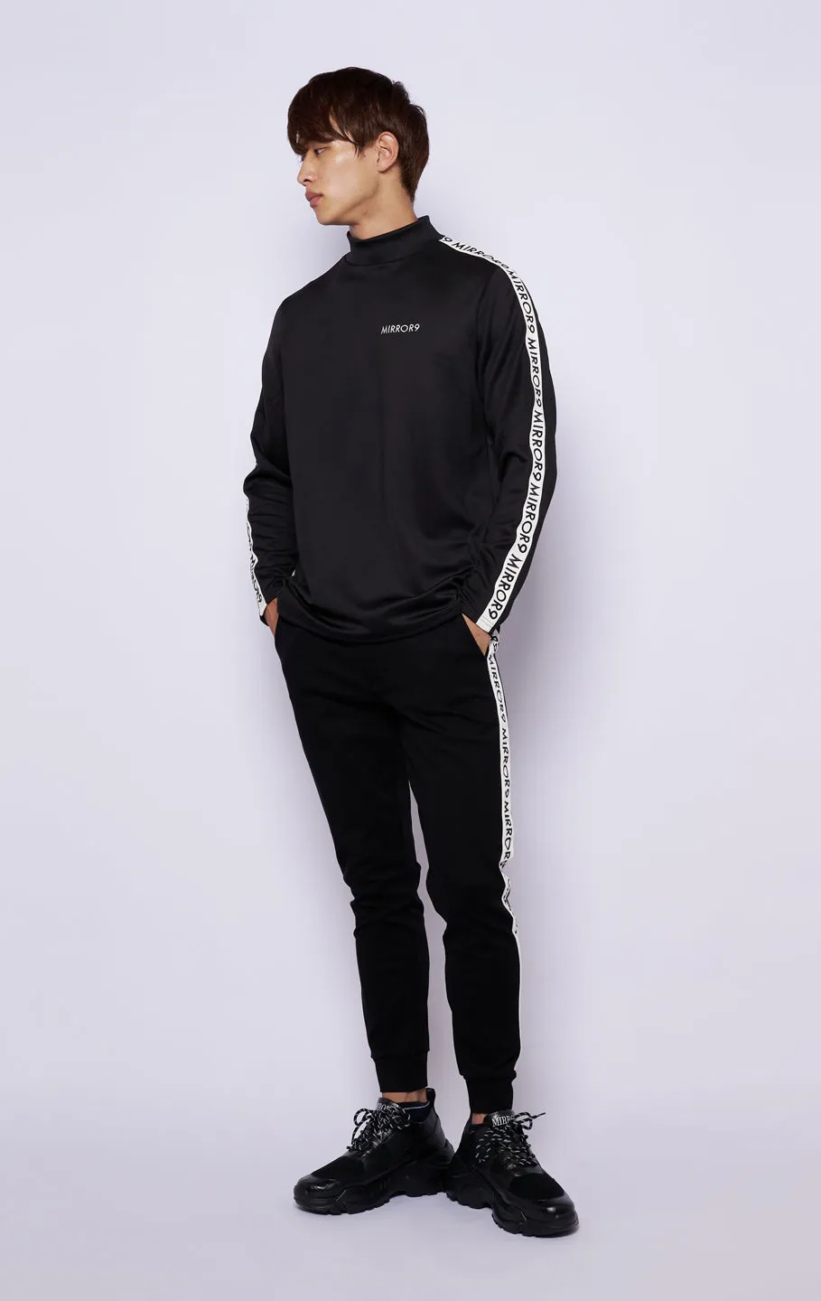 Men's side line longsleeve tops/2color