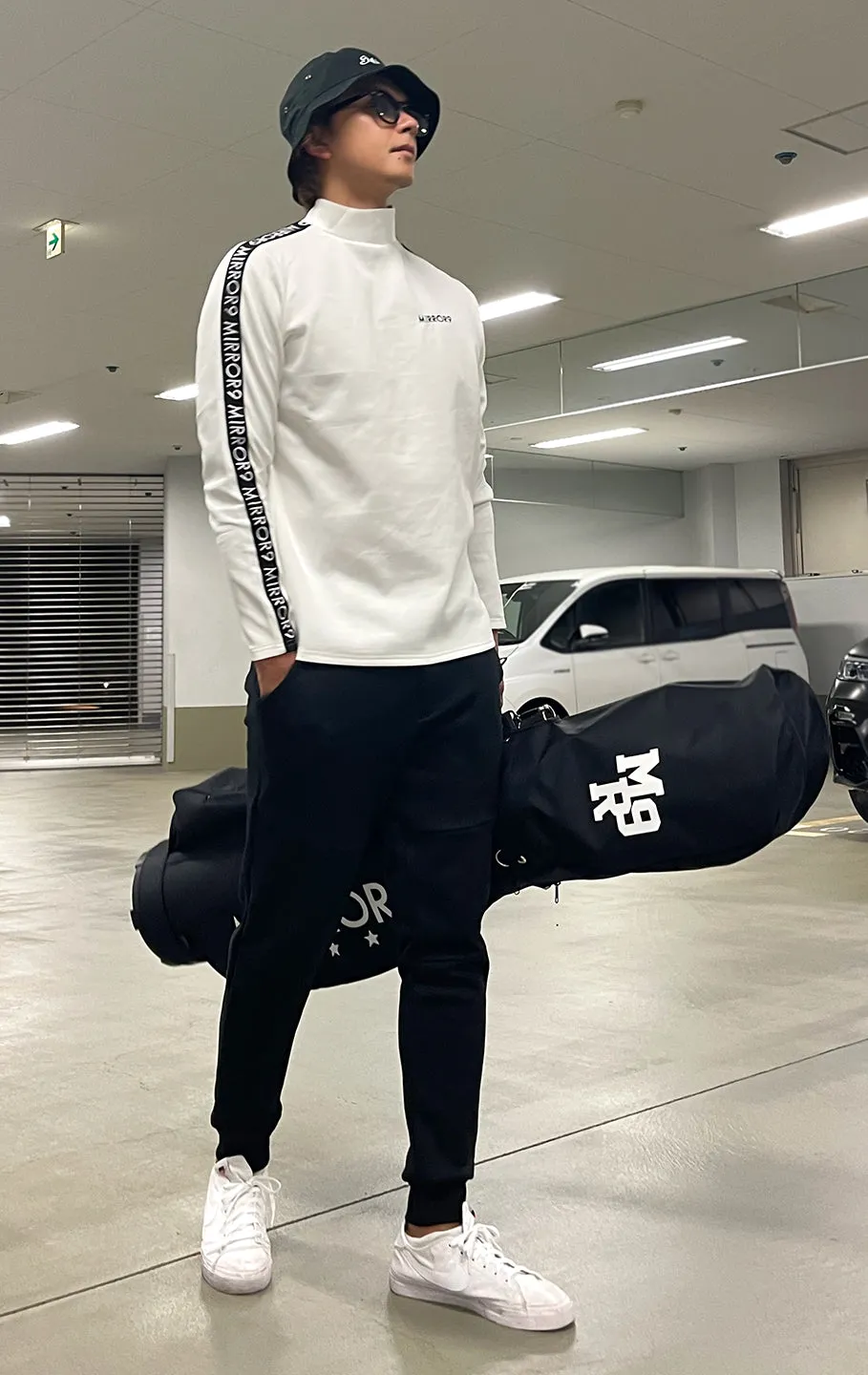 Men's side line longsleeve tops/2color