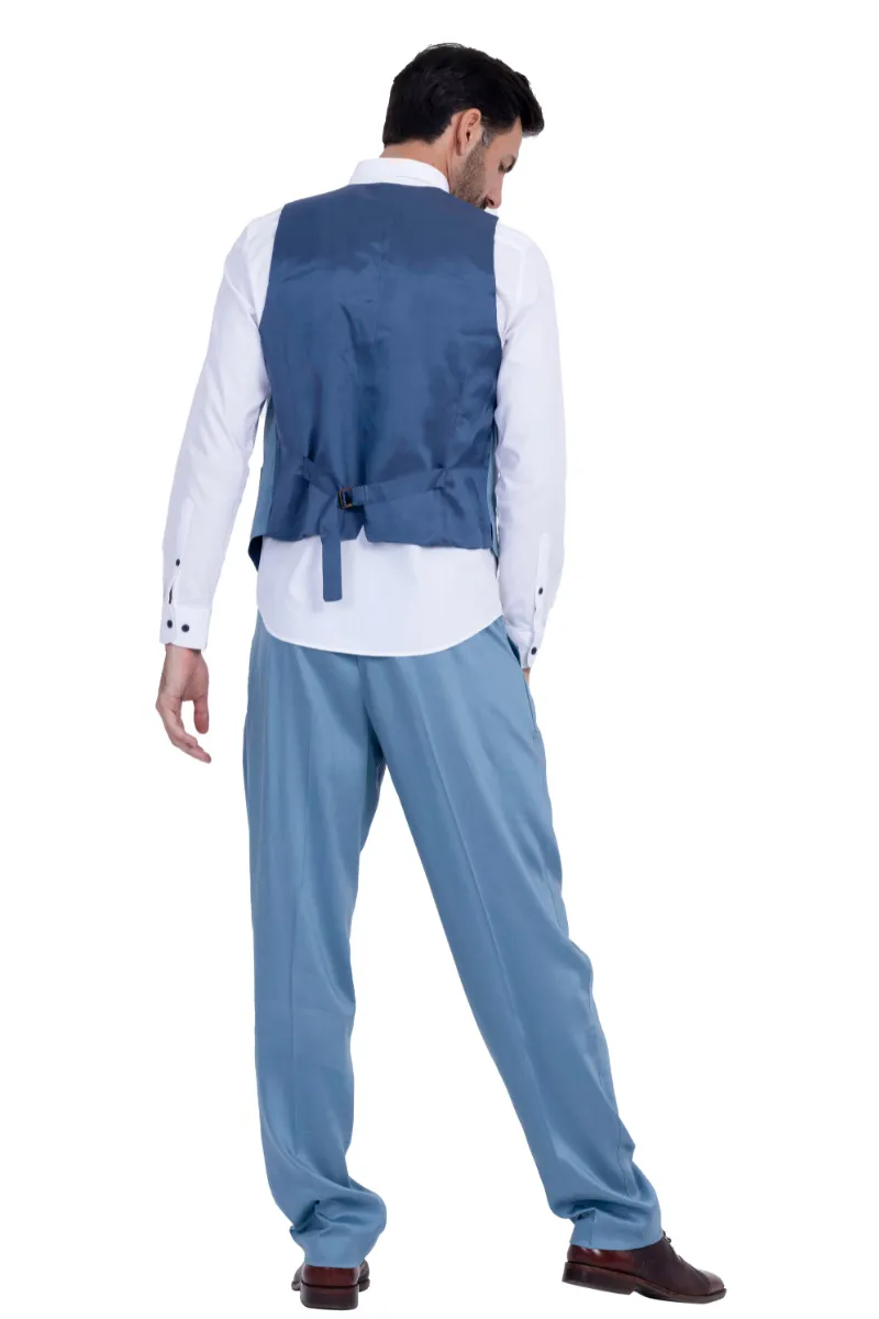 Men's Tango Pants With Three Pleats