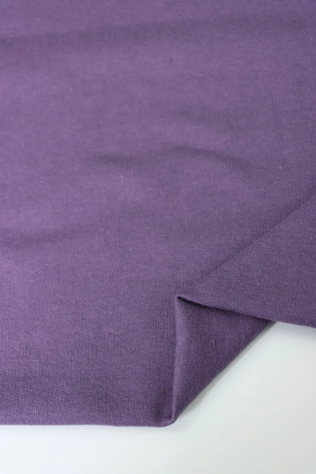 Muted Lilac Cotton Spandex French Terry
