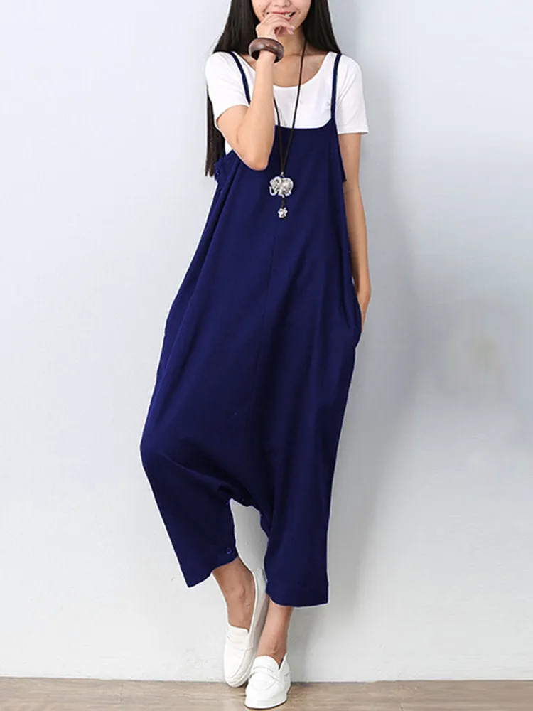 O-NEWE Strap Two Ways Wear Jumpsuit