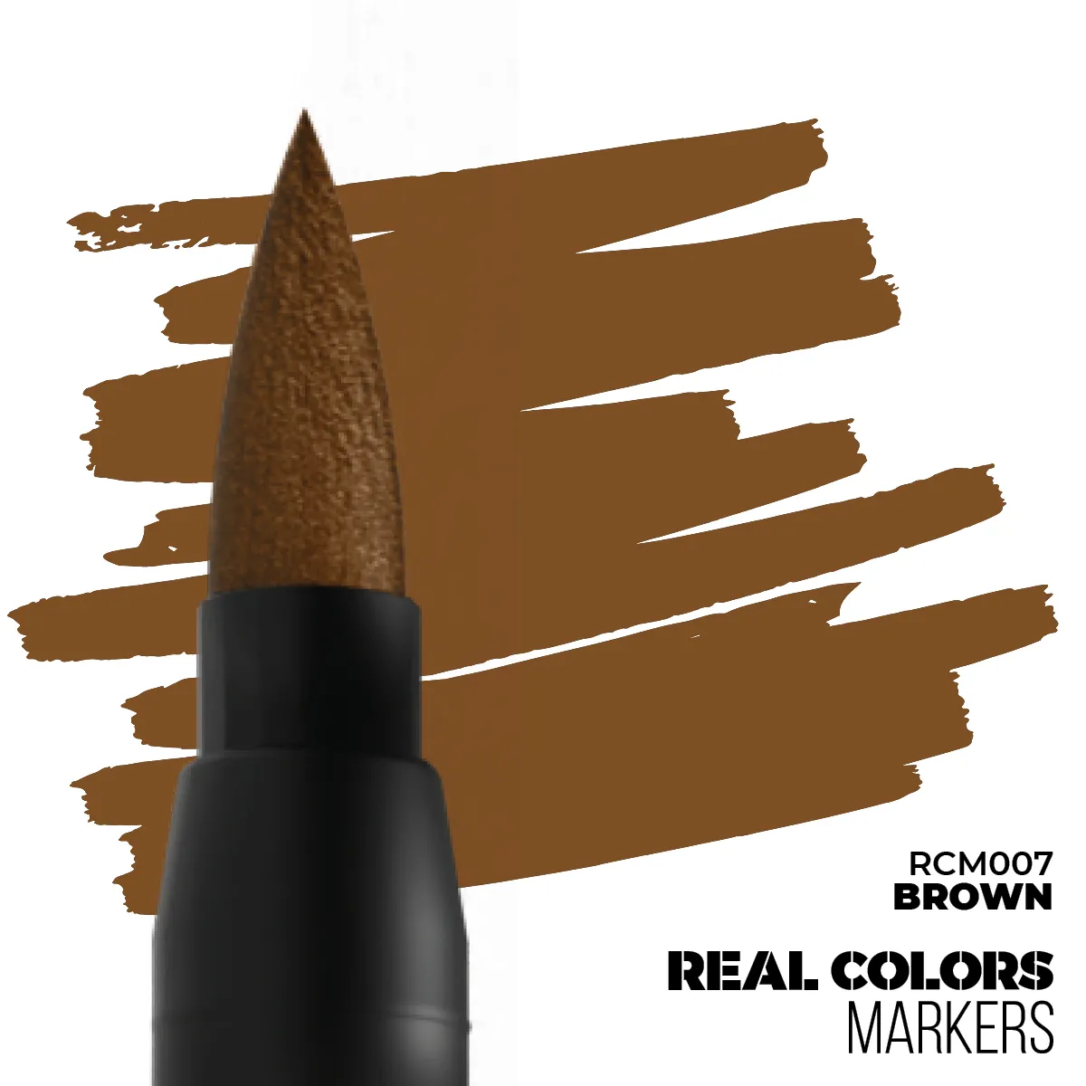 REAL COLORS ACRYLIC PAINT MARKER BROWN