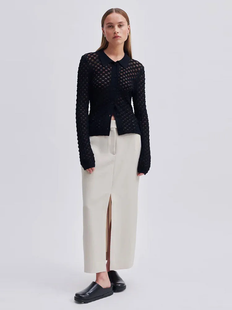 Second Female Wilda Knit Cardigan Black