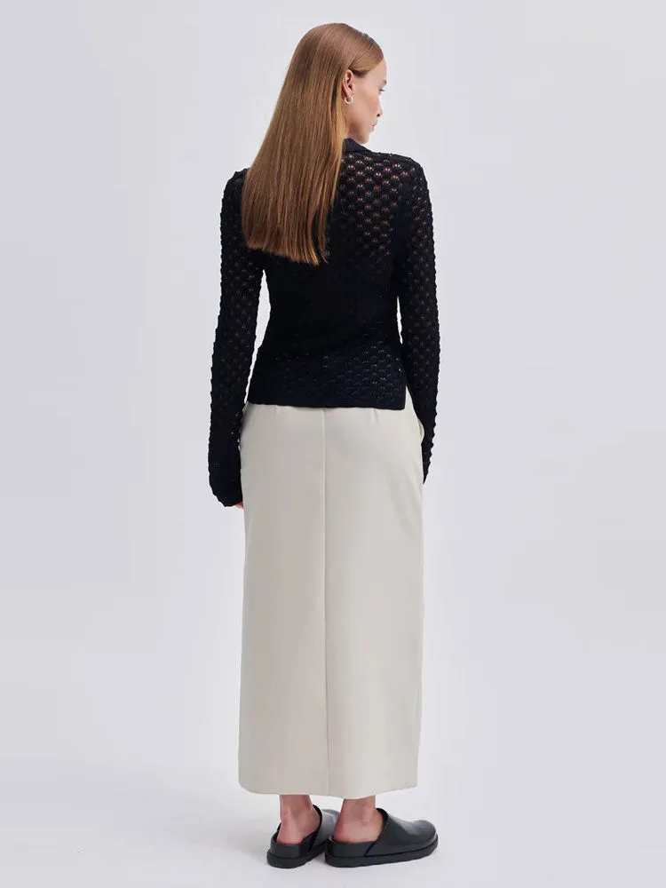 Second Female Wilda Knit Cardigan Black
