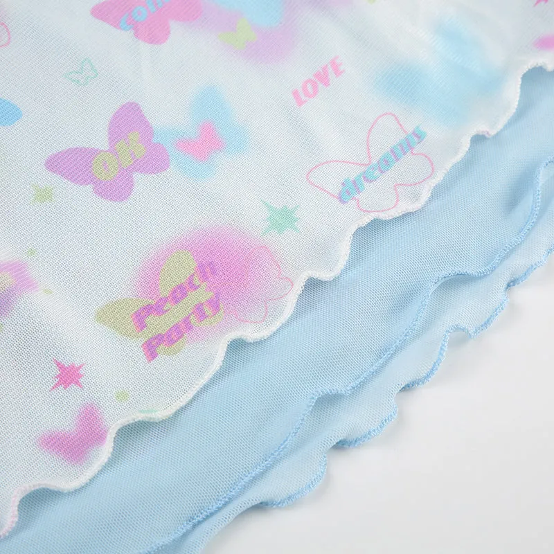 Seren Butterfly Print Tank Top