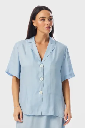 Short Sleeve Shirt - Sky Blue