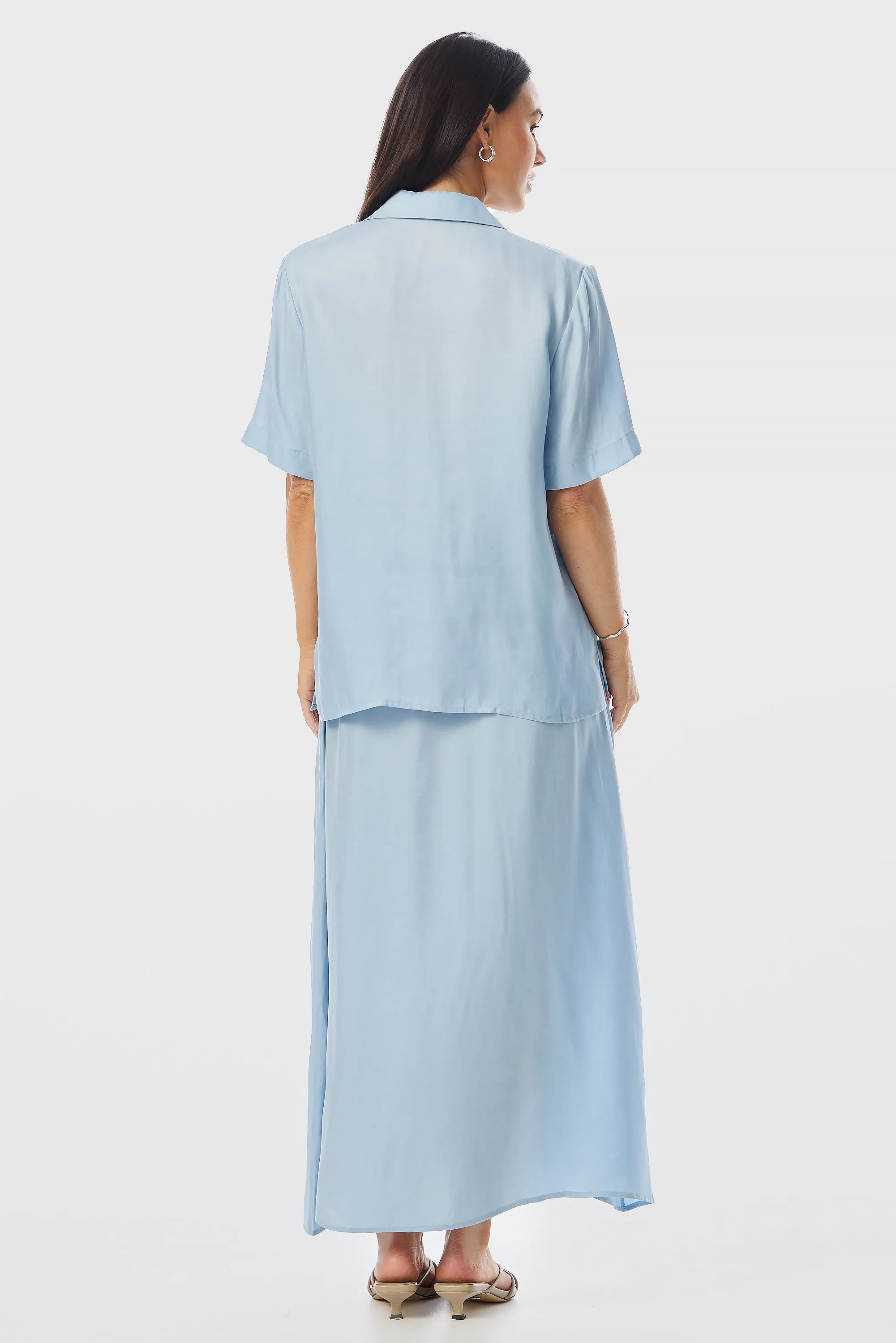 Short Sleeve Shirt - Sky Blue
