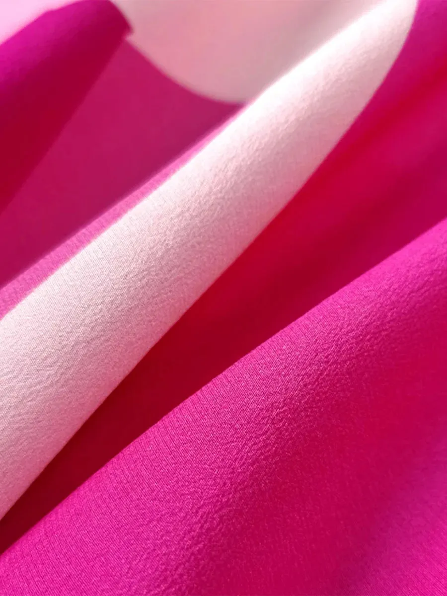 Single Breasted Crepe De Chine Tops