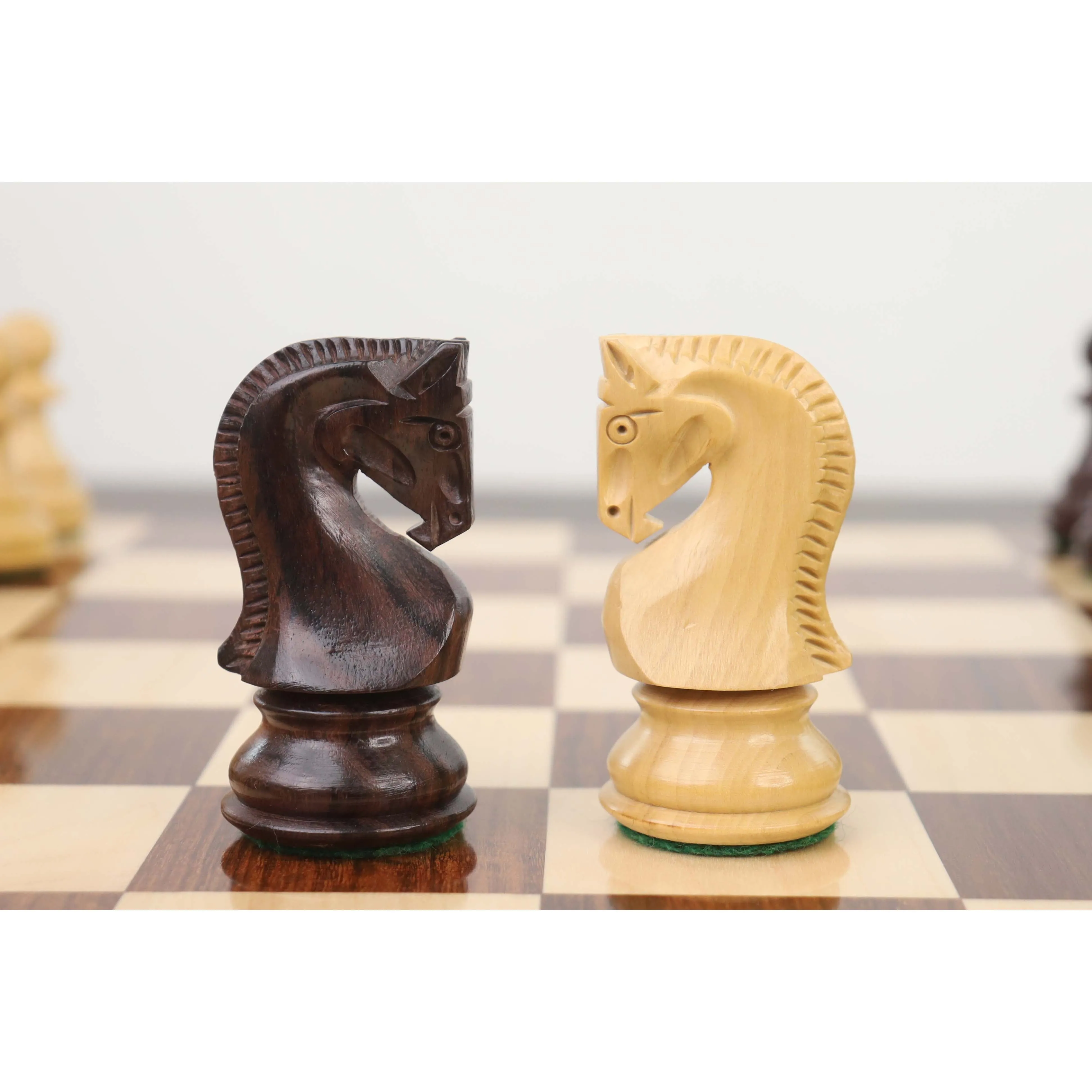 Slightly Imperfect Russian Zagreb 59' Chess Set - Chess Pieces Only - Double Weighted Rose Wood