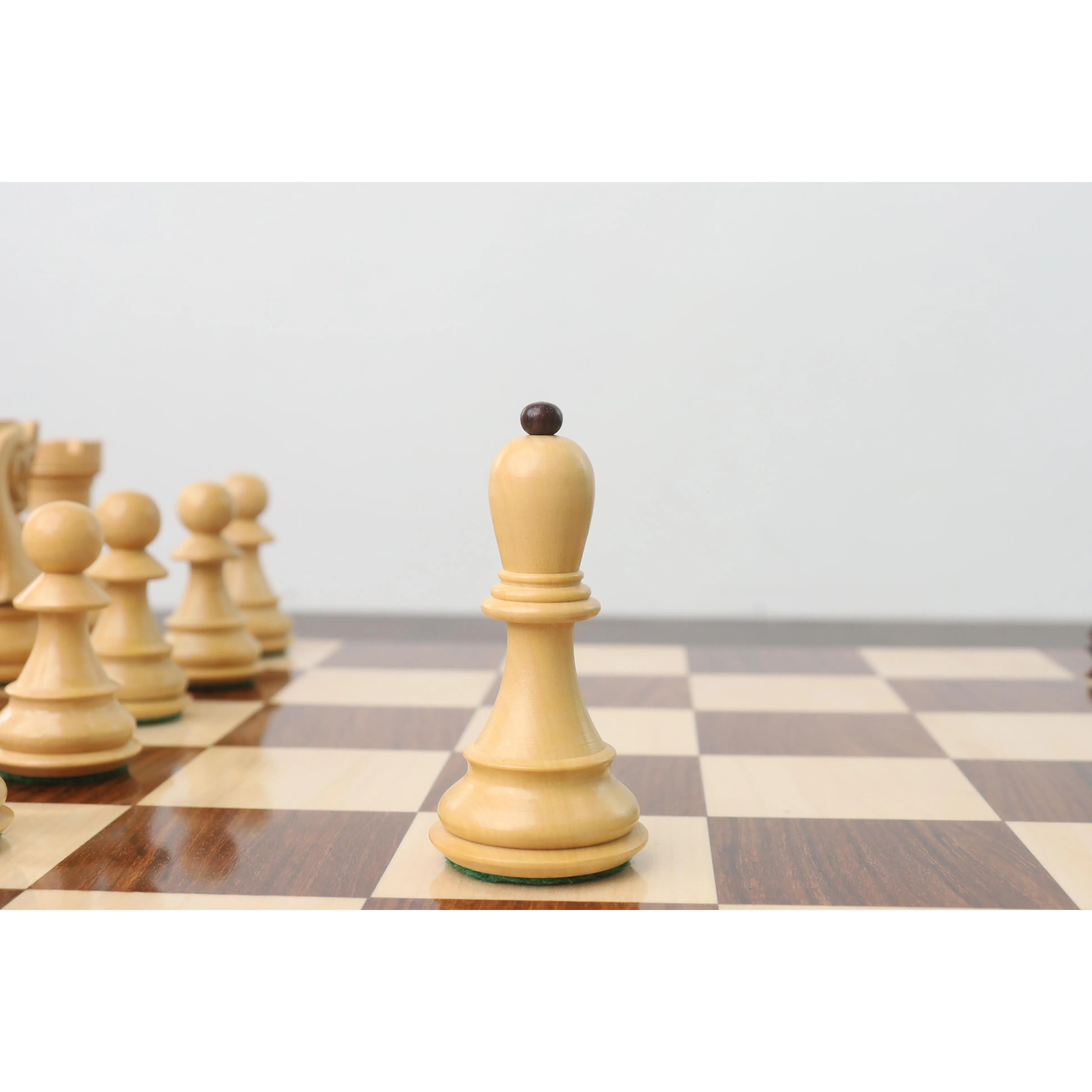 Slightly Imperfect Russian Zagreb 59' Chess Set - Chess Pieces Only - Double Weighted Rose Wood