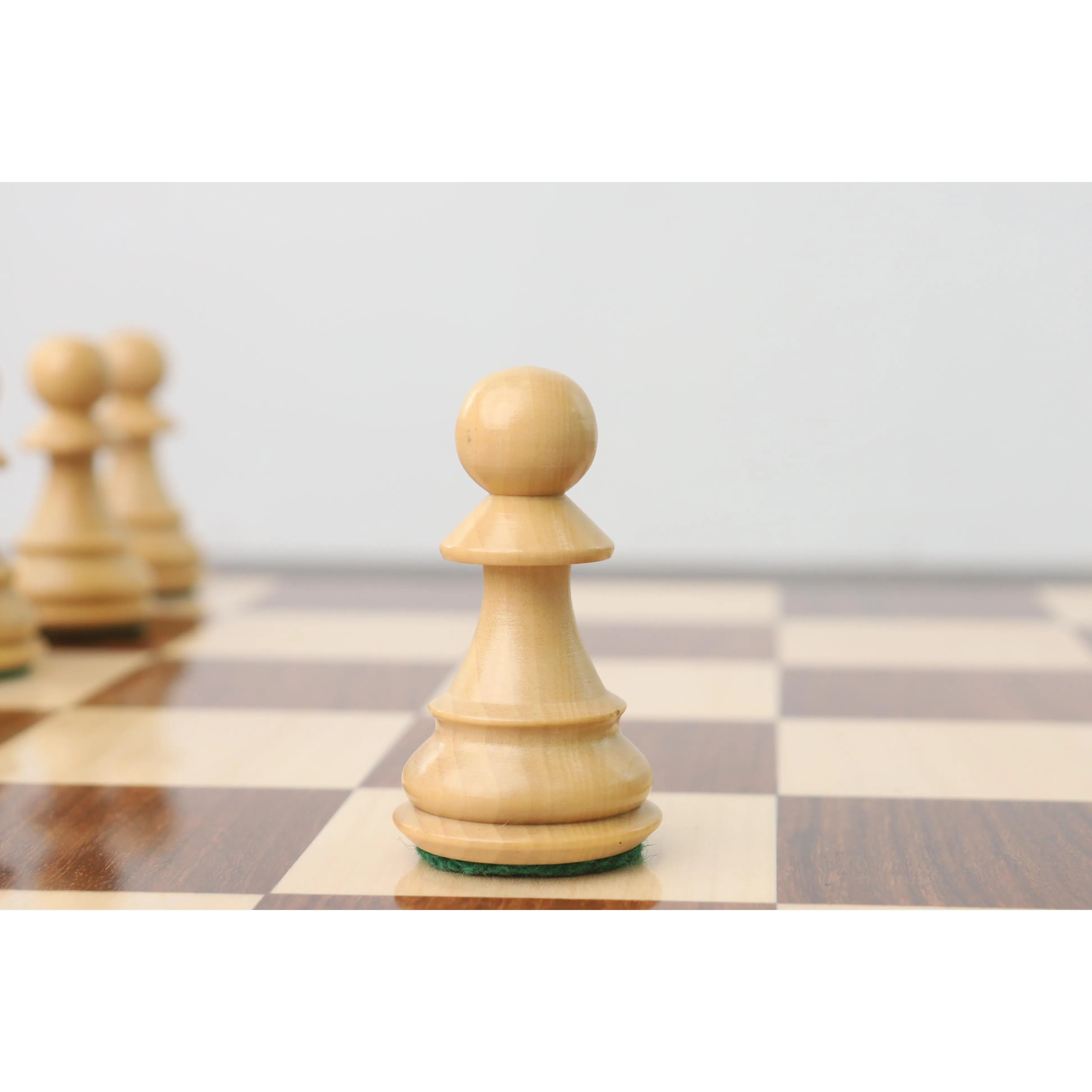 Slightly Imperfect Russian Zagreb 59' Chess Set - Chess Pieces Only - Double Weighted Rose Wood