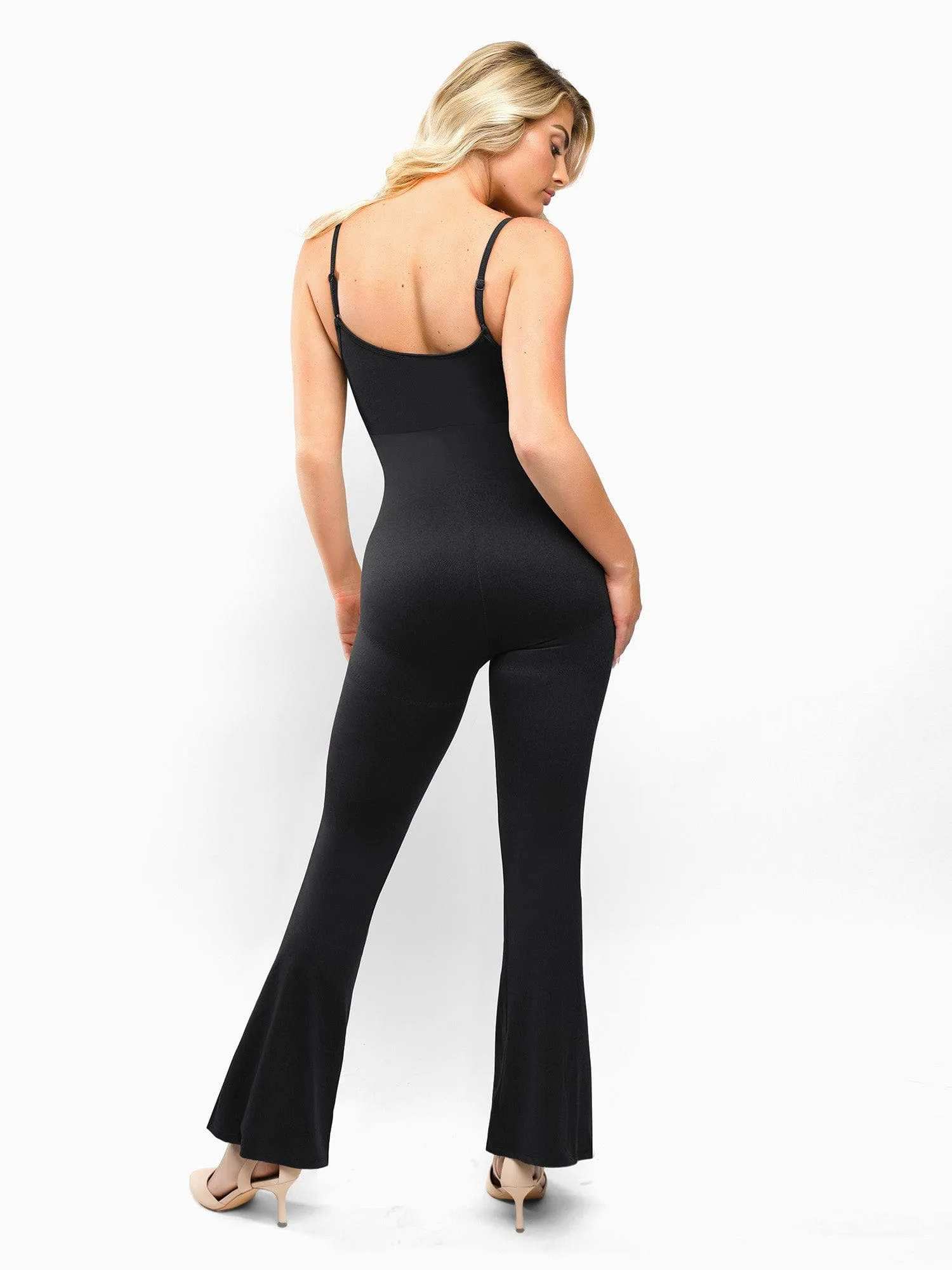 The Shapewear Jumpsuit One Piece Flare Slip For Insiders