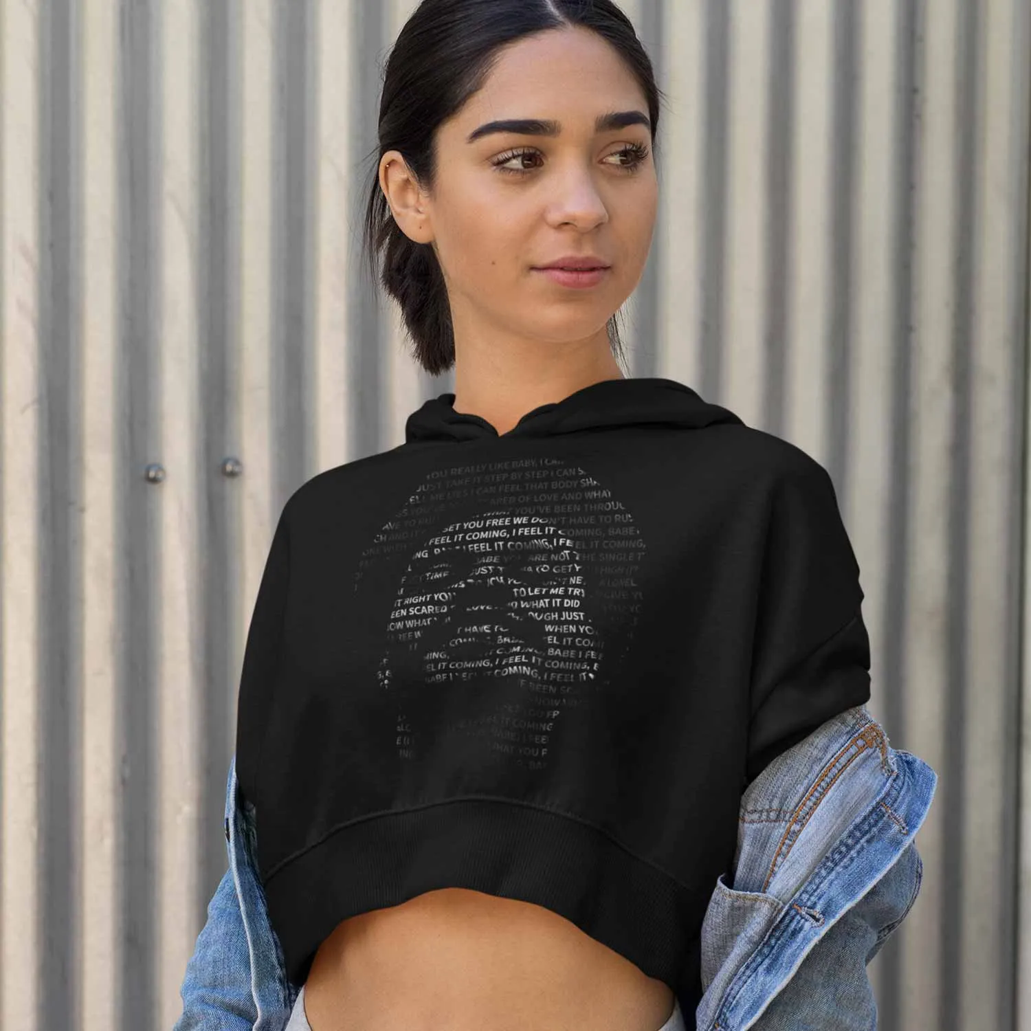 The Weeknd Crop Hoodie - I Feel It Coming