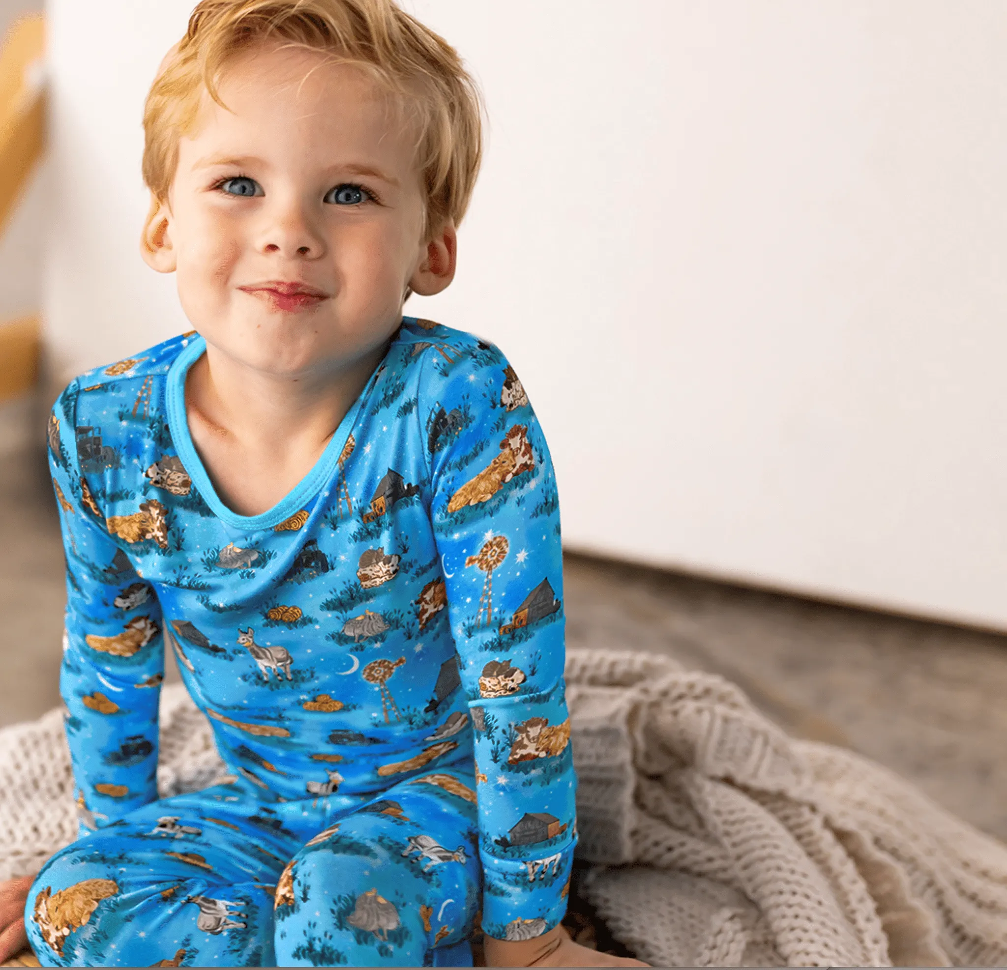 Twilight Farm Buddies Long Sleeve Pajama Set (2T-12Y)