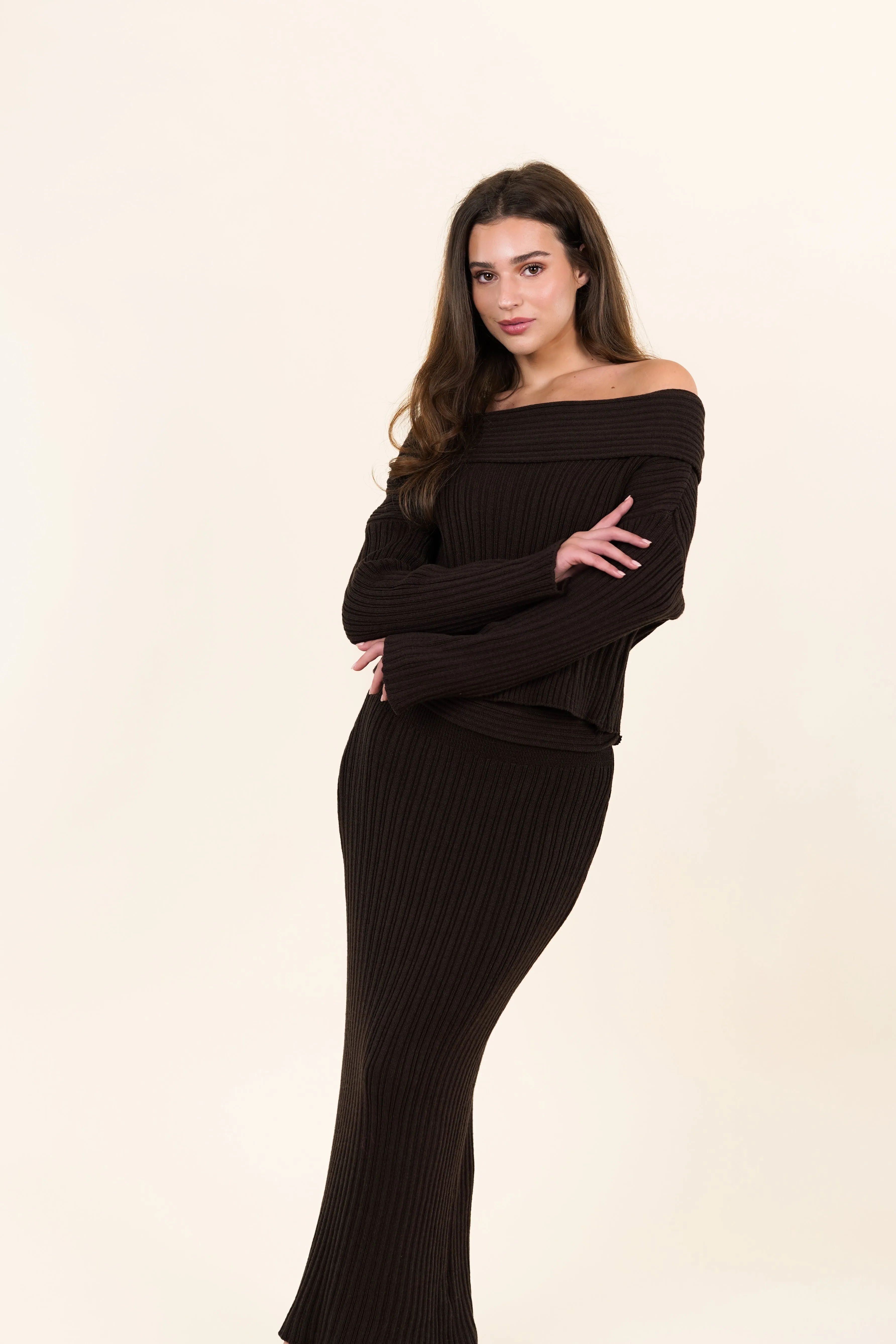 Two piece set bruin - Katie