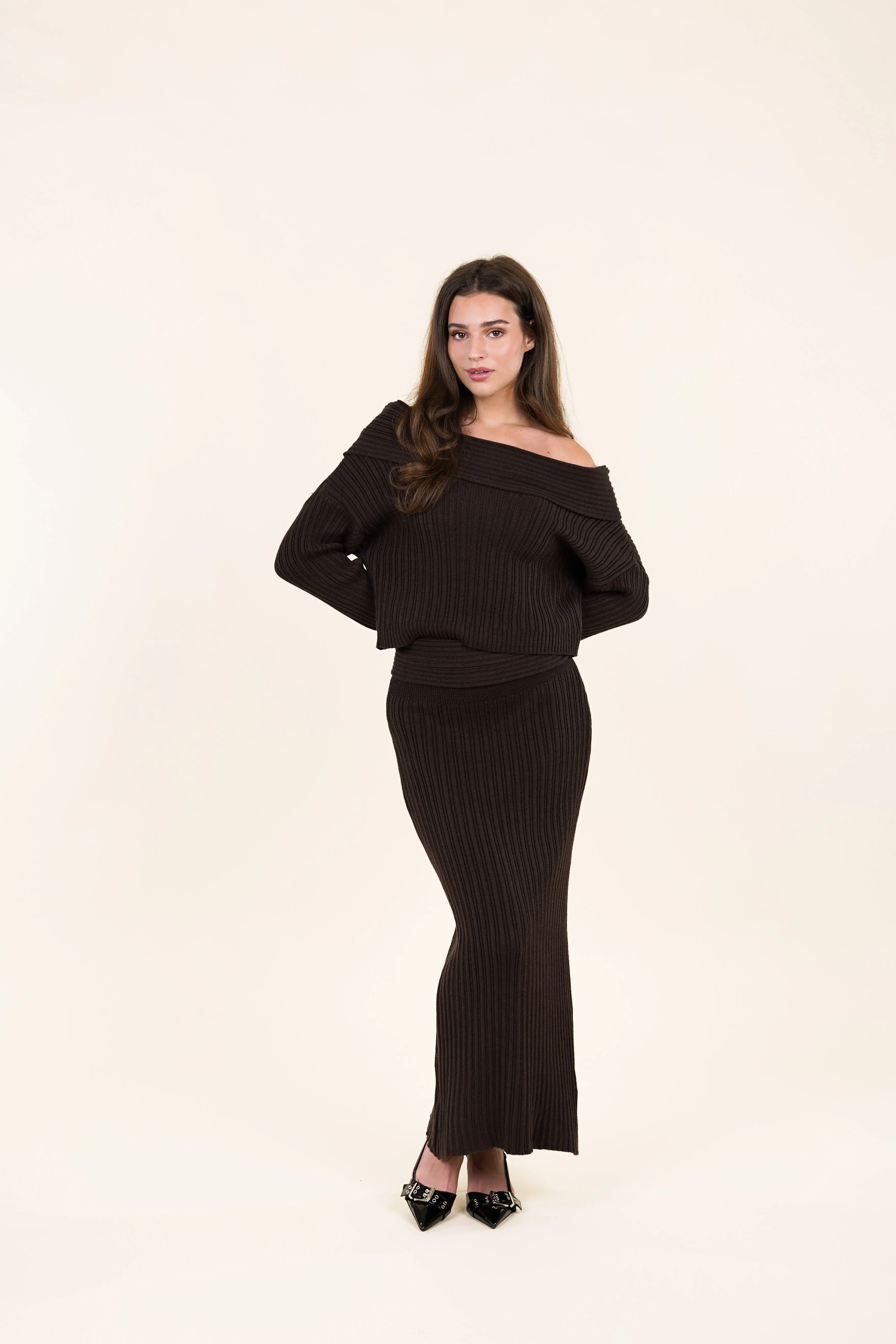 Two piece set bruin - Katie
