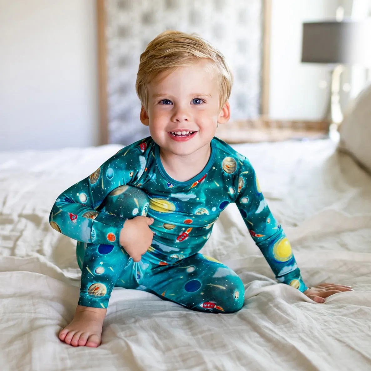Vroom to the Planets Long Sleeve Pajama Set (6M-12Y)