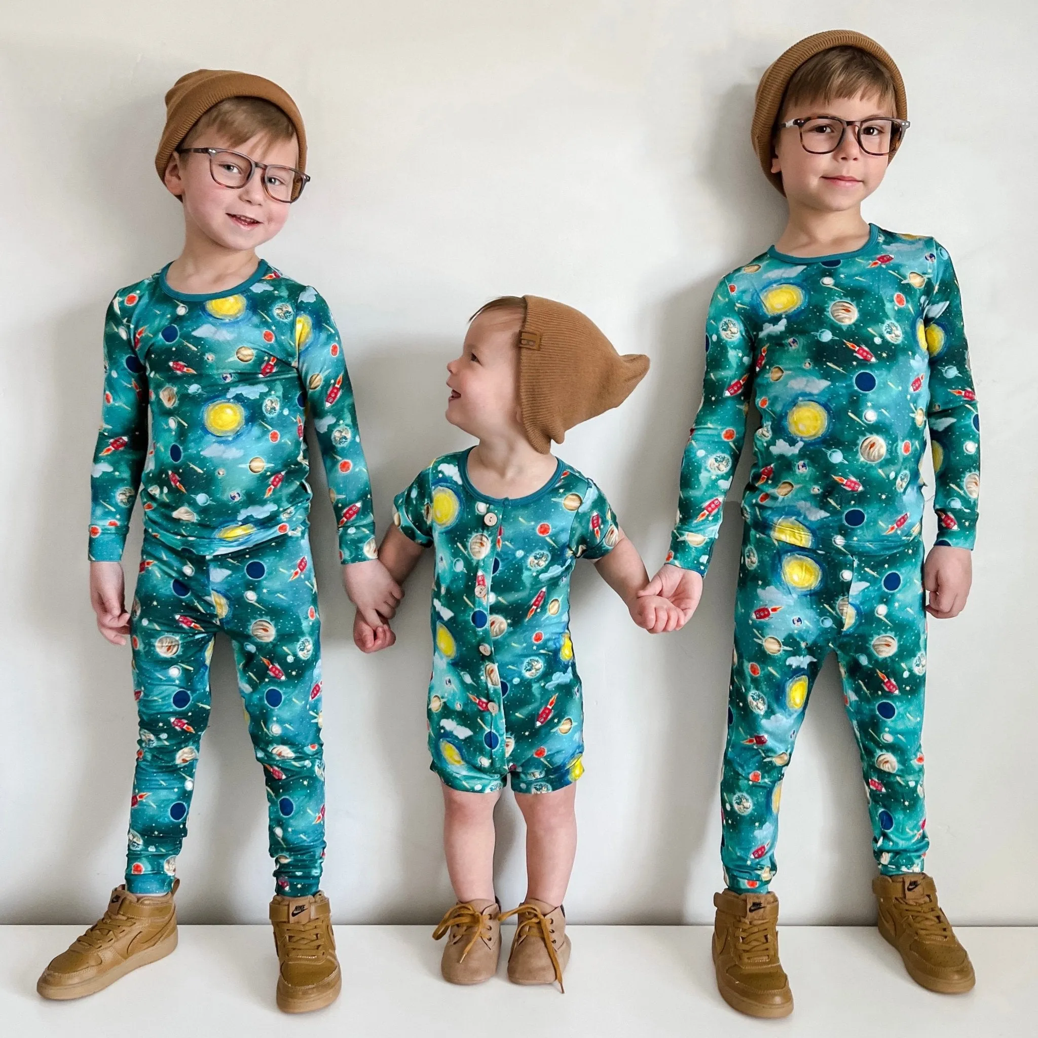 Vroom to the Planets Long Sleeve Pajama Set (6M-12Y)