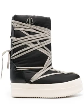 x Rick Owens Bigrocks snow boots